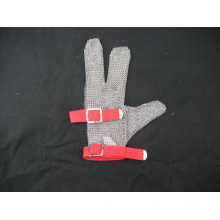 Steel Chain Mail Protective 3 Finger Work Glove